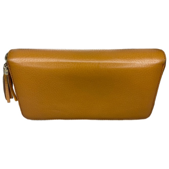 Gucci Orange Leather Soho Zip Continental Wallet w/Box - Picture 15 of 17